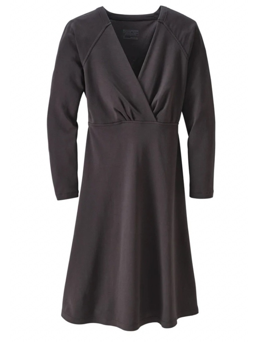 Patagonia Metairie Dress Charcoal Gray Organic Cotton Size Medium